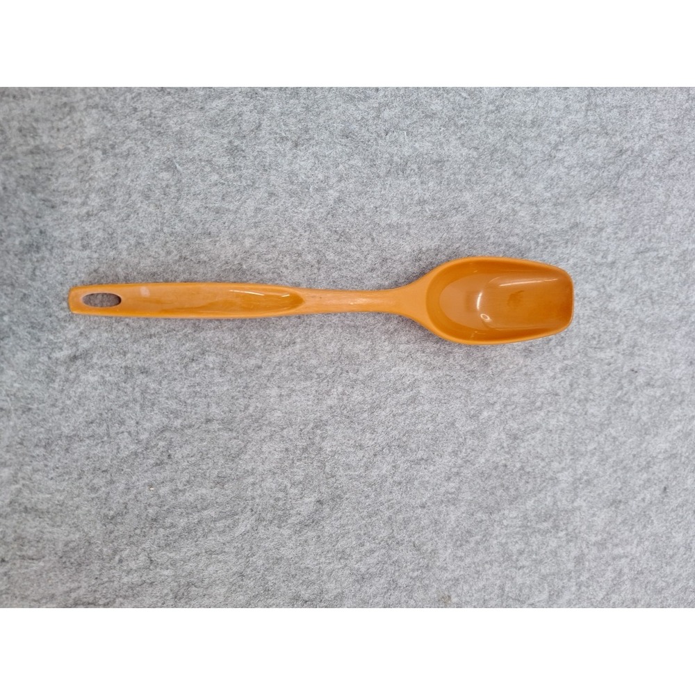 Vintage Foley Orange Plastic Serving Spoon
